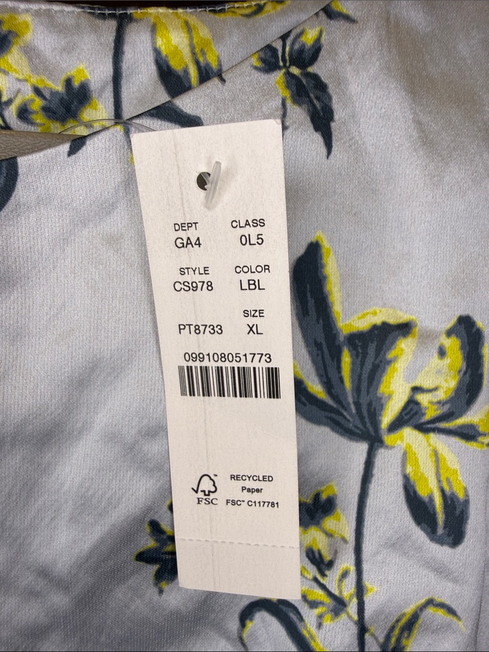 J. Crew Collection shift dress in lotus-print memory satin - Picture 2 of 2